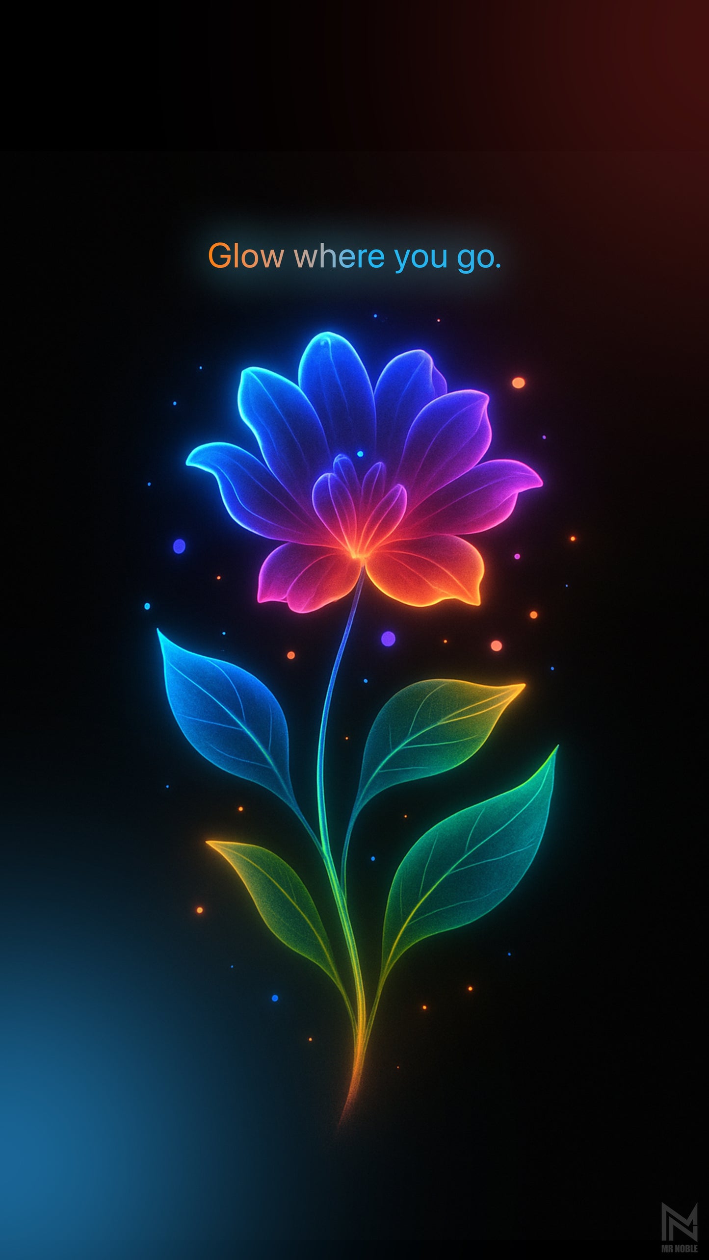 Glow where you are wallpaper