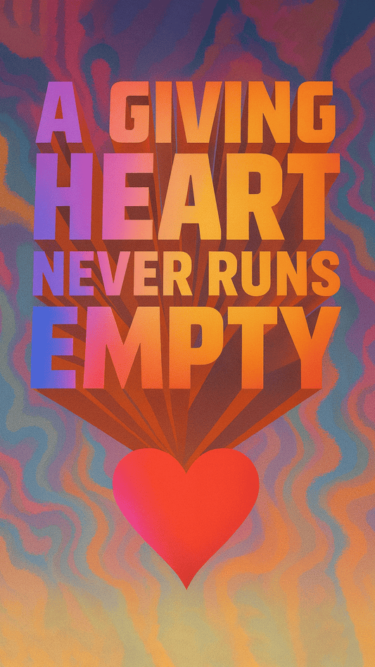 Giving heart wallpaper