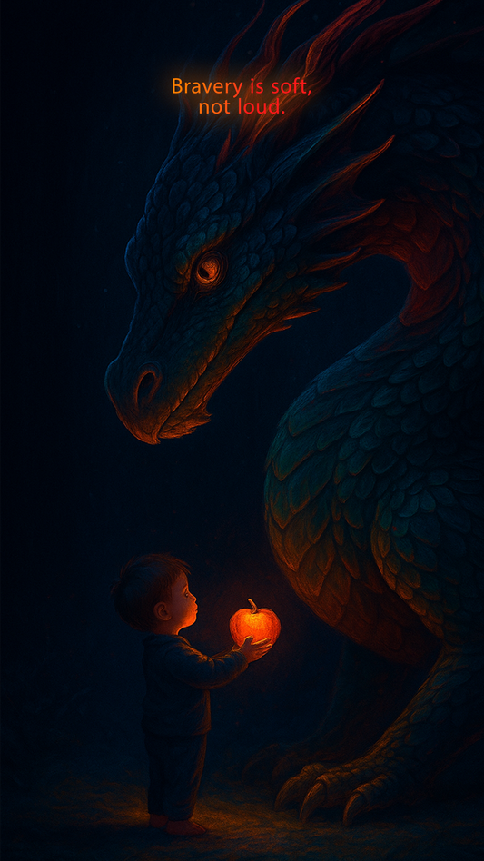 Bravery is soft wallpaper